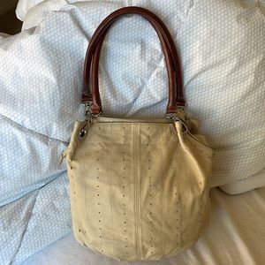 *SOLD* Leather Bucket Bag